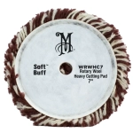 PROFESSIONAL SOFT BUFF ROTARY WOOL HEAVY CUTTING PAD 7” - Imagen 2